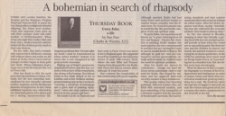 A bohemian in search of rhapsody