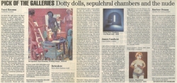 Pick of the Galleries Dotty dolls sepulchral chambers and the nude