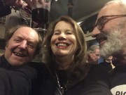 With artists Richard Wilson and Martin Richman